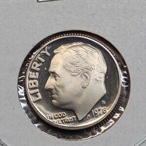 Set of 1978 P,D&(S Proof) Roosevelt Dimes.. Uncirculated.. In Protective Holders